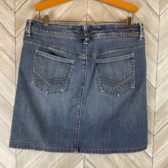 Tommy Hilfiger Jean Denim Mini Skirt - Picture 7 of 9